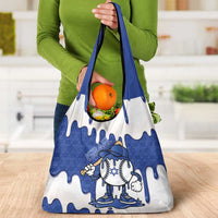 Israel 2026 Baseball Grocery Bag Star of David Pattern Drip Style