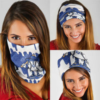 Israel 2026 Baseball Neck Gaiter Star of David Pattern Drip Style