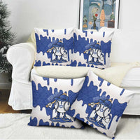 Israel 2026 Baseball Pillow Cover Star of David Pattern Drip Style