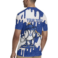 Israel 2026 Baseball Personalised Rugby Jersey Star of David Pattern Drip Style