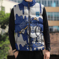 Israel 2026 Baseball Personalised Sleeveless Puffer Jacket Star of David Pattern Drip Style