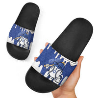 Israel 2026 Baseball Slide Sandals Star of David Pattern Drip Style