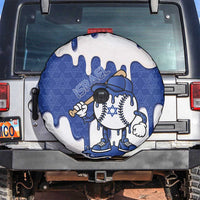 Israel 2026 Baseball Spare Tire Cover Star of David Pattern Drip Style