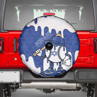 Israel 2026 Baseball Spare Tire Cover Star of David Pattern Drip Style