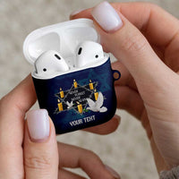 Personalised Israel Holocaust Remembrance Day AirPods Case Yom HaShoah Never Forget Never Again