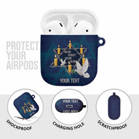 Personalised Israel Holocaust Remembrance Day AirPods Case Yom HaShoah Never Forget Never Again