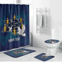 Personalised Israel Holocaust Remembrance Day Bathroom Set Yom HaShoah Never Forget Never Again
