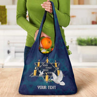 Personalised Israel Holocaust Remembrance Day Grocery Bag Yom HaShoah Never Forget Never Again