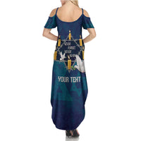 Personalised Israel Holocaust Remembrance Day Summer Maxi Dress Yom HaShoah Never Forget Never Again