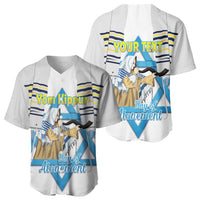 Personalised Yom Kippur Israel Baseball Jersey Day of Atonement Jewish Tallit