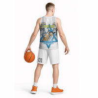 Personalised Yom Kippur Israel Basketball Jersey Day of Atonement Jewish Tallit