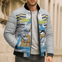 Personalised Yom Kippur Israel Bomber Puffer Jacket Day of Atonement Jewish Tallit