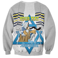Personalised Yom Kippur Israel Sweatshirt Day of Atonement Jewish Tallit
