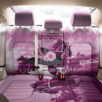 Kentucky Horse Racing Back Car Seat Cover Derby Mint Julep Girl - Pink Pastel LT14