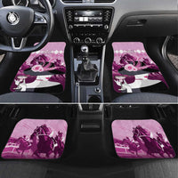 Kentucky Horse Racing Car Mats Derby Mint Julep Girl - Pink Pastel LT14