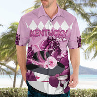 Kentucky Horse Racing Hawaiian Shirt Derby Mint Julep Girl - Pink Pastel LT14