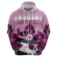 Kentucky Horse Racing Hoodie Derby Mint Julep Girl - Pink Pastel LT14
