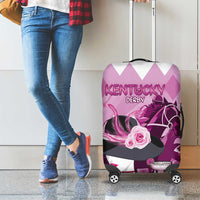 Kentucky Horse Racing Luggage Cover Derby Mint Julep Girl - Pink Pastel LT14