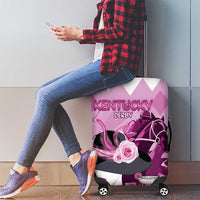 Kentucky Horse Racing Luggage Cover Derby Mint Julep Girl - Pink Pastel LT14