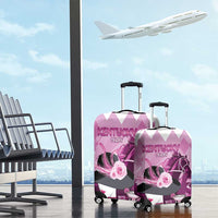 Kentucky Horse Racing Luggage Cover Derby Mint Julep Girl - Pink Pastel LT14