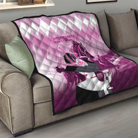 Kentucky Horse Racing Quilt Derby Mint Julep Girl - Pink Pastel LT14