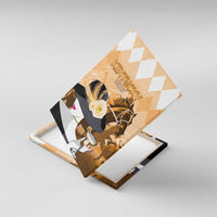 Kentucky Horse Racing Canvas Wall Art Derby Mint Julep Girl - Gold Pastel LT14