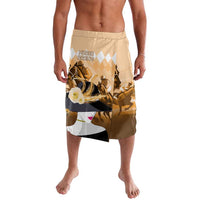 Kentucky Horse Racing Lavalava Derby Mint Julep Girl - Gold Pastel LT14