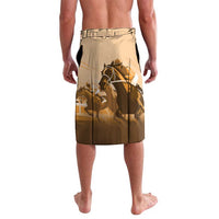 Kentucky Horse Racing Lavalava Derby Mint Julep Girl - Gold Pastel LT14