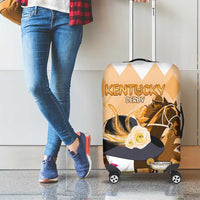 Kentucky Horse Racing Luggage Cover Derby Mint Julep Girl - Gold Pastel LT14