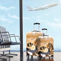 Kentucky Horse Racing Luggage Cover Derby Mint Julep Girl - Gold Pastel LT14