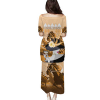 Kentucky Horse Racing Puletasi Derby Mint Julep Girl - Gold Pastel LT14