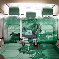 Kentucky Horse Racing Back Car Seat Cover Derby Mint Julep Girl - Green Pastel LT14