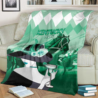 Kentucky Horse Racing Blanket Derby Mint Julep Girl - Green Pastel LT14
