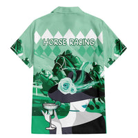 Kentucky Horse Racing Family Matching Mermaid Dress and Hawaiian Shirt Derby Mint Julep Girl - Green Pastel LT14