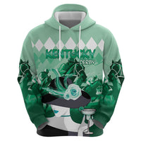 Kentucky Horse Racing Hoodie Derby Mint Julep Girl - Green Pastel LT14