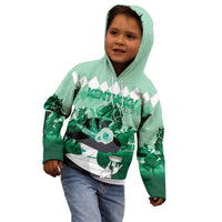 Kentucky Horse Racing Kid Hoodie Derby Mint Julep Girl - Green Pastel LT14