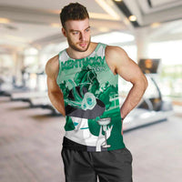 Kentucky Horse Racing Men Tank Top Derby Mint Julep Girl - Green Pastel LT14