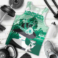 Kentucky Horse Racing Men Tank Top Derby Mint Julep Girl - Green Pastel LT14