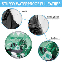 Kentucky Horse Racing Spare Tire Cover Derby Mint Julep Girl - Green Pastel LT14