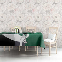 Kentucky Horse Racing Tablecloth Derby Mint Julep Girl - Green Pastel LT14