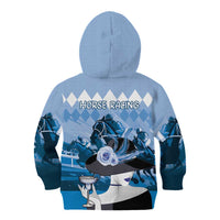Kentucky Horse Racing Kid Hoodie Derby Mint Julep Girl - Blue Pastel LT14