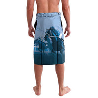 Kentucky Horse Racing Lavalava Derby Mint Julep Girl - Blue Pastel LT14