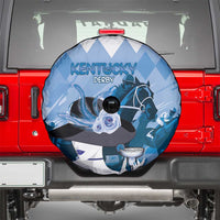 Kentucky Horse Racing Spare Tire Cover Derby Mint Julep Girl - Blue Pastel LT14