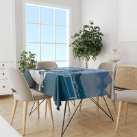 Kentucky Horse Racing Tablecloth Derby Mint Julep Girl - Blue Pastel LT14