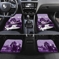 Kentucky Horse Racing Car Mats Derby Mint Julep Girl - Purple Pastel LT14