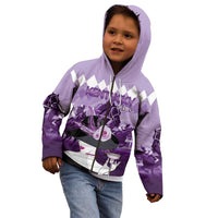 Kentucky Horse Racing Kid Hoodie Derby Mint Julep Girl - Purple Pastel LT14