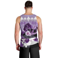 Kentucky Horse Racing Men Tank Top Derby Mint Julep Girl - Purple Pastel LT14