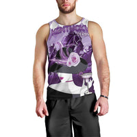 Kentucky Horse Racing Men Tank Top Derby Mint Julep Girl - Purple Pastel LT14