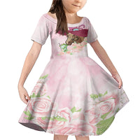 Kentucky Horse Racing Family Matching Mermaid Dress and Hawaiian Shirt Derby Mint Julep With Roses - Wonder Print Shop