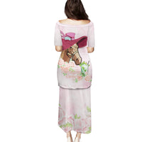 Kentucky Horse Racing Family Matching Puletasi and Hawaiian Shirt Derby Mint Julep With Roses - Wonder Print Shop